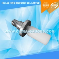 IEC 60061-3: 7006-30A-1 Plug Gauge for Lampholder E14 with Candle Shaped Shaft for Candle Lamps for Testing Contact Making